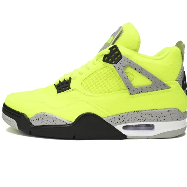 Air Jordan 4 Plush Fluorescent Yellow